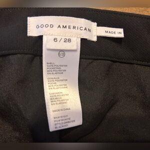 Good American Wide-Leg Pants – Black